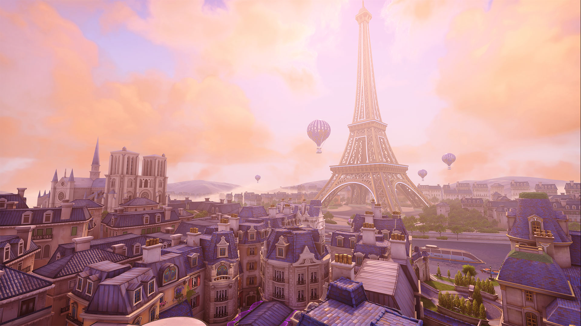 نقشه پاریس بازی Overwatch