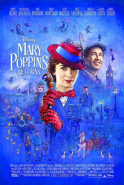 نقد فیلم مری پاپینز باز می‌گردد - Mary Poppins Returns با بازی امیلی بلانت و کارگردانی راب مارشال