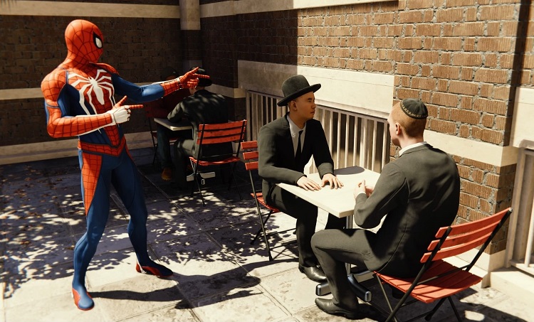 لو رفتن ایستر اگ بازی اسپایدرمن - Spider-Man توسط توسعه‌دهنده 