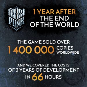 فروش ۱.۴ میلیون نسخه از بازی فراست پانک - Frostpunk در اولین سال انتشار