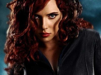 دیوید هاربر و ریچل وایس در کنار اسکارلت جوهانسون و جمع فیلم بلک ویدو - Black Widow