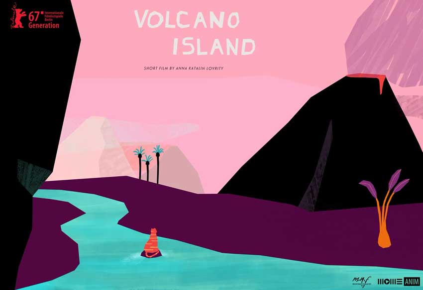 معرفی انیمیشن کوتاه جزیره‌ی آتشفشان - Volcano Island