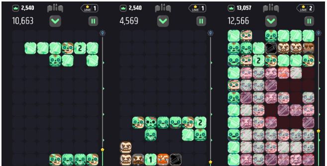 معرفی و دانلود بازی مو بایل pliq: Epic Clash Arcade Puzzle