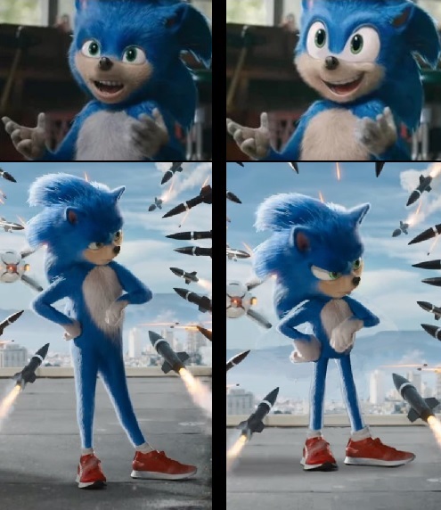 تغییر طراحی سونیک در فیلم سونیک خارپشت - Sonic the Hedgehog