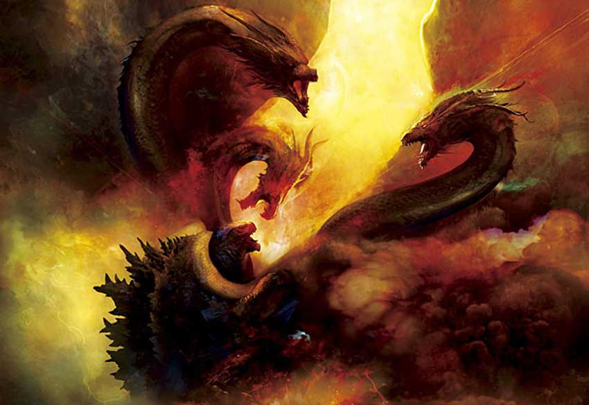پوستر جدید فیلم گودزیلا: پادشاه هیولاها - Godzilla: King of the Monsters به مناسبت پیش فروش بلیت