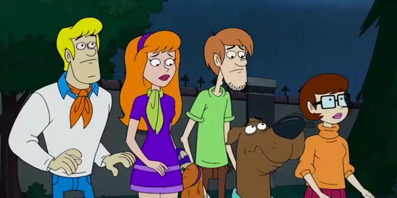 مارک والبرگ و جیسون آیزکس در جمع صداپیشگان انیمیشن اسکوبی دوو - Scooby-Doo