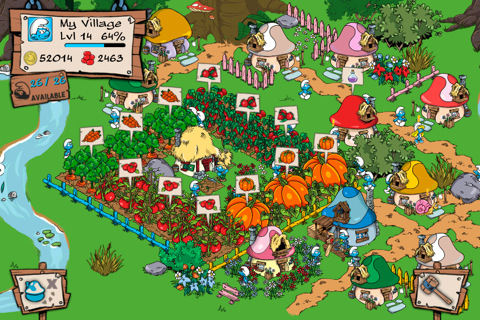 دانلود بازی اندروید Smurfs’ Village - دهکده اسمورف ‌ها