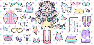 بازی Pastel Girl – دختر نقاشی شده