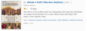 سریال مذهبی اصحاب کهف نوزدهمین مورد از بهترین سریال های ایرانی در imdb